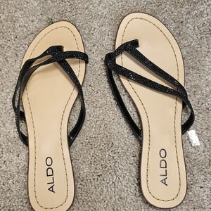 ALDO Black Strappy Sandals